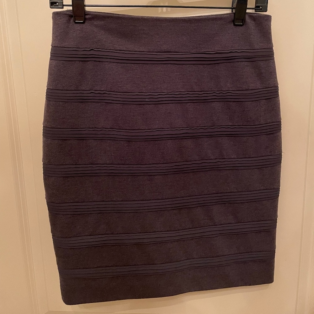 Calvin Klein Gray Pencil Skirt XS